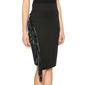 RD style Black Fringe Skirt - Stitch Fix